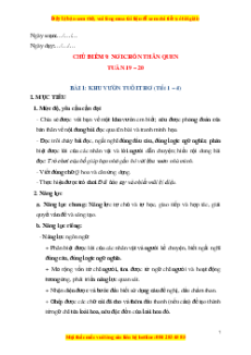 Giáo án Tiếng việt 2 Học kì 2 Chân trời sáng tạo