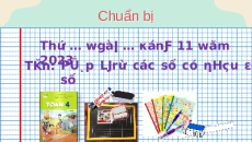 Giáo án Powerpoint Phép trừ các số có nhiều chữ số Toán lớp 4 Kết nối tri thức