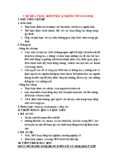 Giáo án Chủ đề 4: Thực hiện trách nhiệm với gia đình HĐTN 10 Chân trời sáng tạo