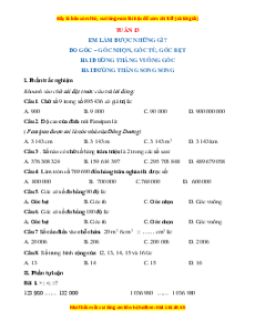 Bài tập cuối tuần Toán 4 Tuần 13 Chân trời sáng tạo (có lời giải)