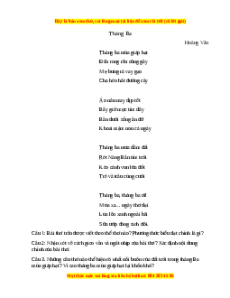 Phiếu bài tập Tuần 5 Tháng Ba Ngữ văn 7