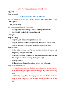Giáo án Bài 20 Toán 8 Kết nối tri thức (năng lực số)