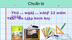 Giáo án Powerpoint Ôn tập hình học Toán lớp 4 Kết nối tri thức