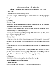 Giáo án Bài 6 Địa lí 9 Kết nối tri thức (2024): Thực hành