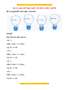 VBT Toán lớp 3 Bài 31 (Cánh diều): Nhân số tròn chục với số có một chữ số