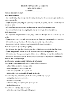 Đề cương Giữa kì 1 GDCD 9 Chân trời sáng tạo (có lời giải)