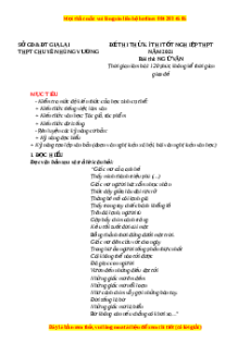 Đề thi thử Ngữ Văn trường Chuyên Hùng Vương lần 1 năm 2021