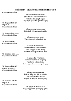 Câu hỏi ôn thi Trạng Nguyên Tiếng Việt lớp 5 Chủ điểm 7: Giải câu đố, đuổi hình bắt chữ