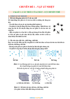 Chuyên đề dạy thêm Vật lí 12 (sách mới) có đáp án
