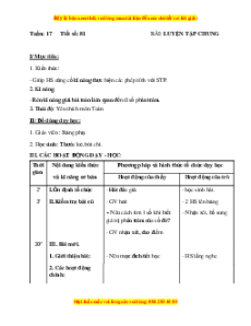Giáo án Bài 81 Toán lớp 5: Luyện tập chung (Trang 79)