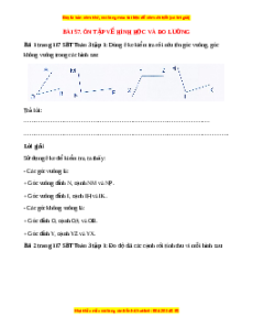 VBT Toán lớp 3 Bài 57 (Cánh diều): Ôn tập về hình học và đo lường