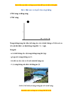 Lý thuyết Vật lí 10 Cánh diều Bài 2: Bảo toàn và chuyển hóa năng lượng