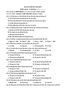 Câu hỏi ôn tập + Đề kiểm tra GDCD 8 Bài 5 (chung cho ba sách)