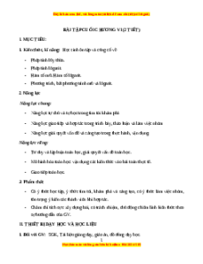 Giáo án Bài tập cuối chương 6 Toán 11 Chân trời sáng tạo