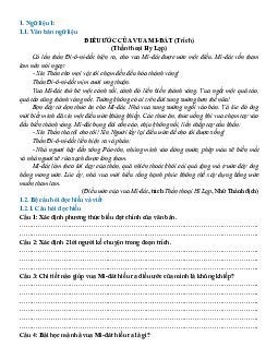 Ngữ liệu ngoài sgk lớp 10 phần Truyện thần thoại