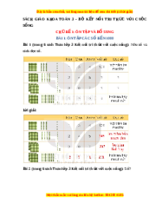 Giải Sgk Toán lớp 3 Bài 1: Ôn tập các số đến 1000 (Kết nối tri thức)