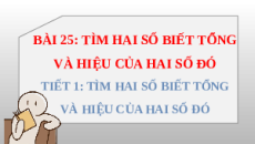 Giáo án Powerpoint Tìm hai số biết tổng và hiệu của hai số đó Toán lớp 4 Kết nối tri thức (Phiên bản 2)