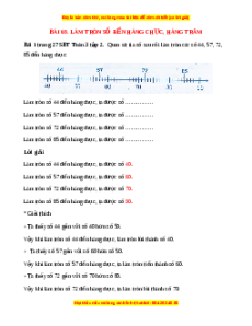 VBT Toán lớp 3 Bài 69 (Cánh diều): Làm tròn số đến hàng chục, hàng trăm