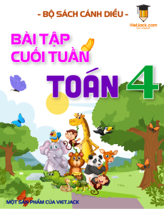 Bài tập cuối tuần Toán lớp 4 Cánh diều (Cả năm)
