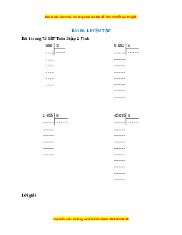 VBT Toán lớp 3 Bài 88 (Cánh diều): Luyện tập