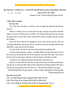 Đề Tốt nghiệp Ngữ Văn 2024 theo đề tham khảo (Đề 6)