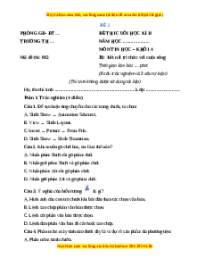 Đề thi giữa kì 2 Tin học lớp 4 Kết nối tri thức (Đề 2)