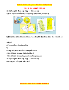Giải Sgk Toán lớp 3 Bài 30: Em vui học toán (Cánh diều)
