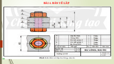Giáo án Powerpoint Bài 4 Công nghệ 8 Kết nối tri thức: Bản vẽ lắp