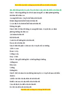 Trắc nghiệm Bài 2 Địa lí 6 Cánh diều: Các yếu tố cơ bản của bản đồ