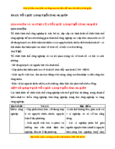 Lý thuyết Bài 25 Địa lí 10 Cánh diều: Tổ chức lãnh thổ công nghiệp
