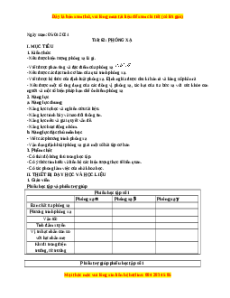Giáo án Vật lí 12 Bài 37: Phóng xạ