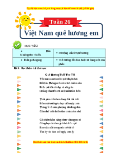 Bài tập cuối tuần Tiếng Việt 4 Tuần 26 Chân trời sáng tạo (có lời giải)