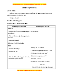 Giáo án Bài 116 Toán lớp 5: Luyện tập chung (Trang 123)
