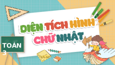 Giáo án Powerpoint Diện tích hình chữ nhật Toán lớp 3 Chân trời sáng tạo