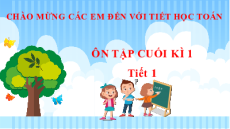 Giáo án Powerpoint Ôn tập học kì 1 Toán lớp 1 Chân trời sáng tạo