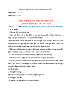 Giáo án Bài 2: Những ô cửa nhìn ra cuộc sống (Truyện lãng mạn và hiện thực) Ngữ Văn 12 Chân trời sáng tạo