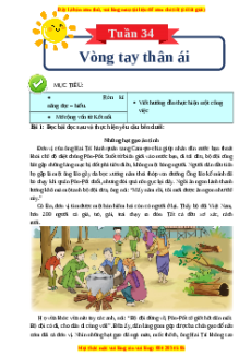 Bài tập cuối tuần Tiếng Việt 4 Tuần 34 Chân trời sáng tạo (có lời giải)