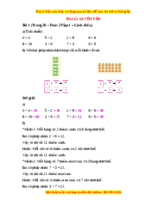 Giải Sgk Toán lớp 3 Bài 13: Luyện tập (Cánh diều)