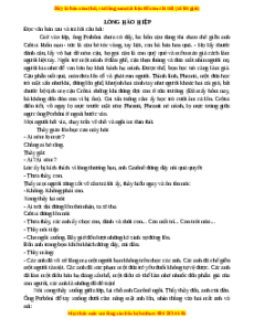 Phiếu bài tập Tuần 1 Lòng hào hiệp Ngữ văn 7