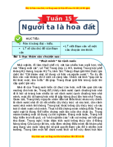 Bài tập cuối tuần Tiếng việt 4 Tuần 15 Cánh diều (có lời giải)