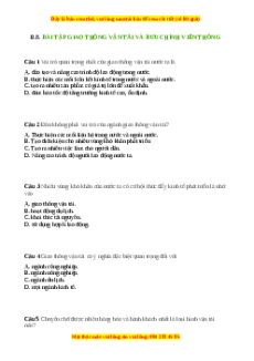 Trắc nghiệm Bài 14 Địa lí 9: Giao thông vận tải và bưu chính viễn thông