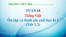 Giáo án Powerpoint Ôn tập cuối kì 1 Tiếng Việt lớp 5 Kết nối tri thức