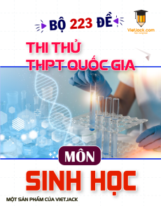 Bộ 223 đề thi Sinh học tốt nghiệp THPT năm 2023 biên soạn bởi GV chuyên