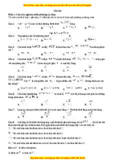 Đề thi Toán 11 Cuối kì 2 Kết nối tri thức cấu trúc mới (Đề 9)