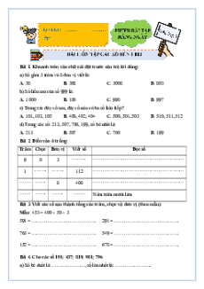 Bài tập hàng ngày Toán lớp 3 Kết nối tri thức (cả năm)