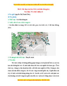 Tác giả - tác phẩm Bài 8: Nét đẹp văn hóa Việt Ngữ văn 7 Chân trời sáng tạo