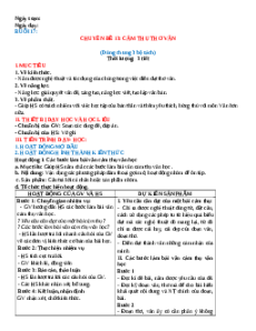 Giáo án Chuyên đề 13. Cảm thụ thơ văn