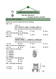 Bài tập cuối tuần Toán lớp 1 Tuần 31 Chân trời sáng tạo (có lời giải)