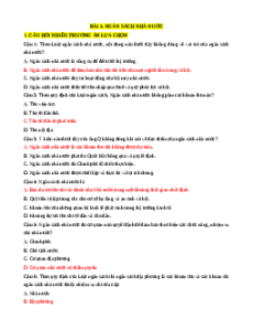 Trắc nghiệm Bài 5 Kinh tế pháp luật 10 Đúng-Sai, Trả lời ngắn: Ngân sách nhà nước