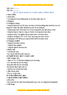 Giáo án Bài 23 KHTN 6 Chân trời sáng tạo (2024): Thực hành xây dựng khóa lưỡng phân